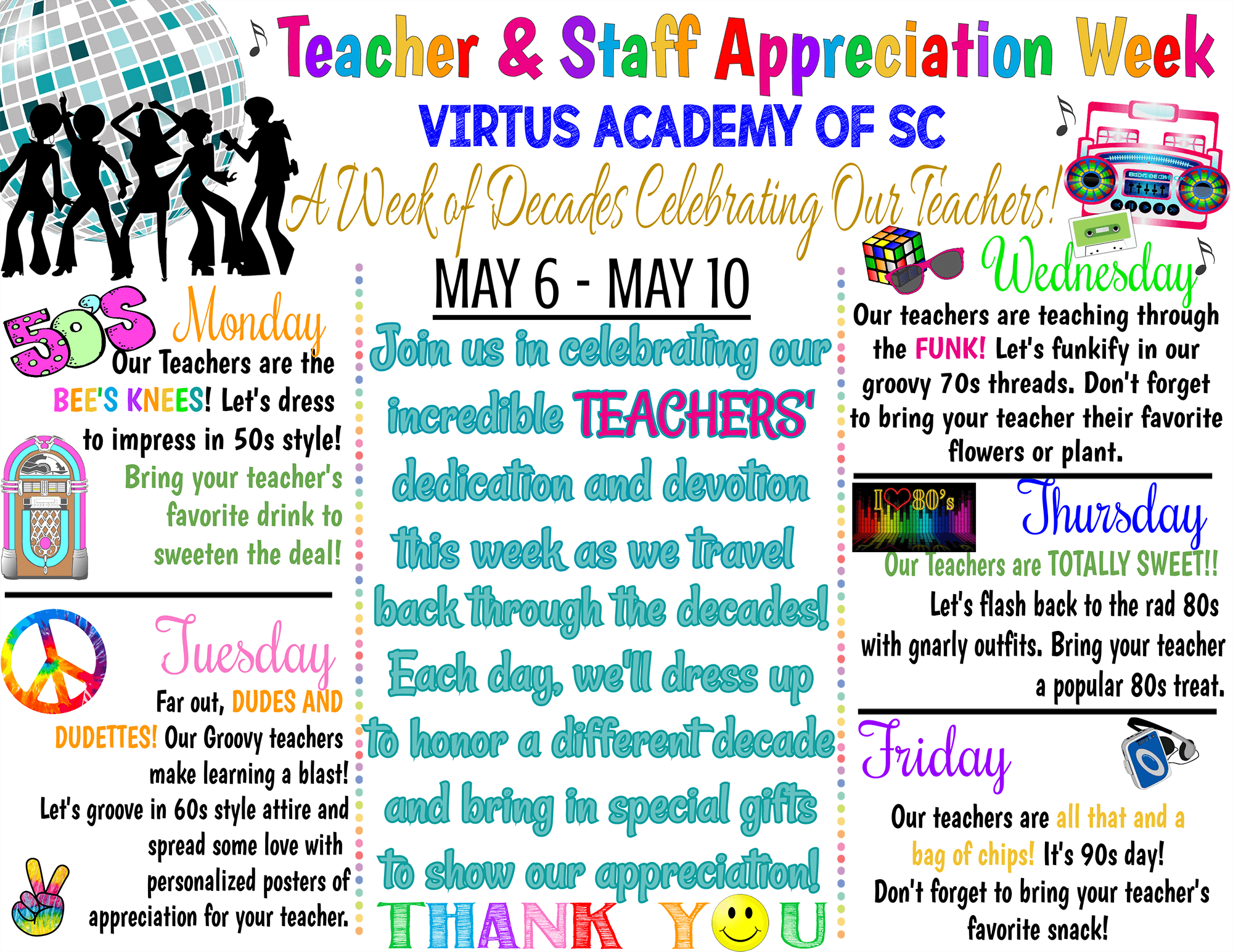 Teacher Appreciation Week Flyer